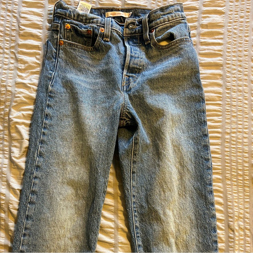 Levi's Women's Wedgie Straight Jeans - Classic Blue